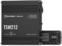 TELTONIKA Netzwerk-Switch "TSW212", schwarz, B:13,7cm H:4,8cm T:13,7cm,