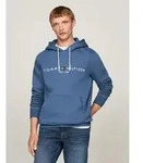 Kapuzensweatshirt TOMMY HILFIGER "TOMMY LOGO", Herren, Gr. S, aegean sea,...