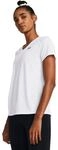 Under Armour Trainingsshirt "TECH SSV- SOLID" mit V-Ausschnitt, schnell trocknend,