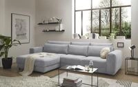 ED EXCITING DESIGN Ecksofa "Barura L-Form" mit 3 Nierenkissen