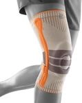 Kniebandage BAUERFEIND "Outdoor Knee Support", Gr. XS, orange (orange l), Polyamid,