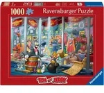 Puzzle RAVENSBURGER "Ruhmeshalle von Tom & Jerry", bunt, Puzzles, KinderB:70cm