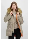 Winterjacke ALPHA INDUSTRIES "N-3B VF 59 Vintage Fit W", Damen, Gr. XS, beige