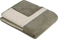 IBENA Wohndecke "Jacquard Decke Austin" 150 x 200 cm (Breite x L&auml;nge), einfarbig,