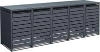 WESTMANN M&uuml;lltonnenbox "Kubus" Platz f&uuml;r 5x240 L M&uuml;lltonnen