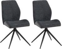 byLIVING Esszimmerstuhl "Snap 2er-Set" (Set) 2 Stk.mit 360 Grad Drehfunktion, Vintage