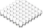 van Well Tasse "Kaffeebecher Teebecher Nordic 300 ml 48er Set transparent"