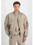 Bomberjacke ALPHA INDUSTRIES "MA-1 CS", Herren, Gr. S, beige (vintage sand),