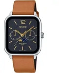 Quarzuhr, braun (cognacfarben, schwarz), CASIO TIMELESS COLLECTION, Armbanduhren,