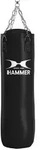 Boxsack HAMMER "Black Kick" Gr. 3, schwarz, Boxs&auml;cke, B/H/L: 35cm x 150cm, Logo,