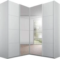 rauch Schwebet&uuml;renschrank "Schrank Garderobe Eckkleiderschrank QUADRA Front in