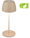 BRILONER LEUCHTEN LED Au&szlig;en-Tischleuchte "Serina Mini", beige, 1, &Oslash; 8cm H:...