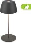BRILONER LEUCHTEN LED Au&szlig;en-Tischleuchte "Serina Mini", schwarz (anthrazit), 1, &Oslash;