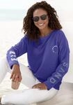 Elbsand Sweatshirt "Anvor", mit Logoprints auf den &Auml;rmeln, sportlich-casual