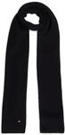 Tommy Hilfiger Strickschal "TH FLAG PIMA COTTON CASH SCARF" mit Logostickerei,...