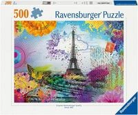 Puzzle RAVENSBURGER "Postkarte aus Paris", bunt, Puzzles, KinderB:49cm H:36cm, Pappe,