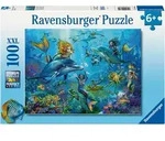 Puzzle RAVENSBURGER "Abenteuer unter Wasser", bunt, Puzzles, KinderB:49cm...