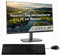 CAPTIVA All-in-One PC "All-In-One Power Starter I84-886", schwarz, Microsoft Windows