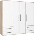 Kleiderschrank FORTE "Mokkaris, zeitloses Design, 3&ndash;4 T&uuml;ren, Made in Europe",