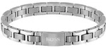 Armband BOSS "Schmuck Edelstahl Armschmuck Gliederkette METAL LINK", silber