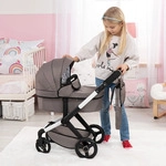 Kombi-Puppenwagen BAYER "Xeo, braun", braun, Puppenwagen, KinderB:37cm H:73cm...