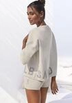 Strickpullover ELBSAND, Damen, Gr. 40/42, grau (hellgrau), Obermaterial: 50%...