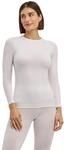 Langarmshirt FALKE "FALKE Langarmshirt", Damen, Gr. XS, wei&szlig; (wei&szlig; (2860)), Shirts