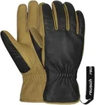 Skihandschuhe REUSCH "Outsider", Damen, Gr. 10, braun (schwarz, braun), 60%