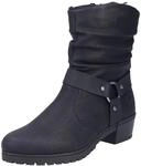 Rieker Winterstiefelette, Westernstiefelette, Cowboyboots, Blockabsatz, mit
