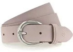 Lederg&uuml;rtel TAMARIS "Clara Silver", Damen, Gr. 80, rosa (hellrosa), Rindsleder,