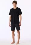 uncover by SCHIESSER Shorty "Uncover Nightwear" 2 tlg. V-Ausschnitt, Kurzarm,...