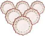Villeroy & Boch Speiseteller "Speiseteller Toys Delight &oslash; 28,4 cm 6er Set wei&szlig;"