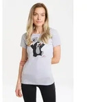 T-Shirt LOGOSHIRT "Der kleine Maulwurf", Damen, Gr. S, grau (grau, meliert), 95%