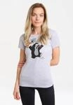 T-Shirt LOGOSHIRT "Der kleine Maulwurf", Damen, Gr. S, grau (grau, meliert), 95%