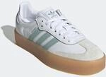Sneaker ADIDAS ORIGINALS "SAMBAE", Damen, Gr. 38,5, gr&uuml;n (cloud wei&szlig;, wonder blau,