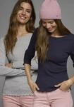 Flashlights Langarmshirt 2er-Pack, sehr figurbetonter Schnitt, Feinrippstoff...