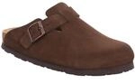 Clog ROHDE "Alba", Damen, Gr. 37, braun (mokka), Veloursleder, unifarben, Schuhe