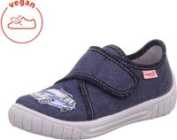 Hausschuh SUPERFIT "BILL, WMS: mittel", M&auml;dchen, Gr. 23, blau (jeansblau polizei),
