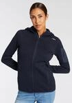 CMP Strickfleecejacke "KNITTED MELANGE HOODY WOMAN HOODY JACKET" mit Kapuze mit