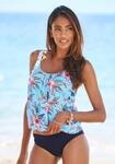 LASCANA Tankini-Top "Malia" mit lockerem Schnit und tropischem Print