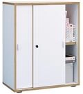 VCM Aktenschrank "B&uuml;roschrank Aktenschrank Schiebet&uuml;ren Salia 2fach" 1 Stk. tlg.