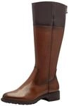 Stiefel TAMARIS "Tamaris Stiefel Leder/Textil", Damen, Gr. 36, muscat, Leder, Textil,