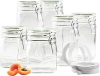M&Auml;SER Einmachglas "Gothika, Einkochglas Set" Glas mit Deckel