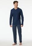 Schiesser Schlafanzug "Casual Essentials" 2 tlg. mit V-Ausschnitt