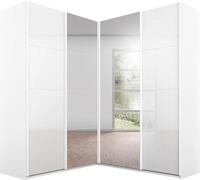 rauch Schwebet&uuml;renschrank "Schrank Garderobe Eckkleiderschrank QUADRA Front in
