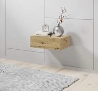 Schlafkontor Nachtkommode "Tajo" mit Schublade, Nachtkonsole f&uuml;r Wandmontage