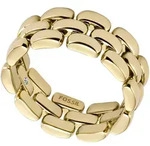 Fingerring FOSSIL "Schmuck Geschenk Edelstahl Ring Arden" Gr. 16,5, gold