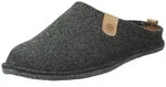 Pantoffel ROHDE "LUCCA-H", Herren, Gr. 45, grau (anthrazit, meliert), Filz,...