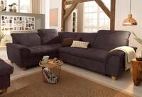 Home affaire Ecksofa "Lyla fester Sitzkomfort, bequeme Armlehnen, Breite 275cm,