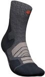 Sportsocken BAUERFEIND "Outdoor Merino Mid Cut Socks", Herren, Gr. 46-49, grau (lava